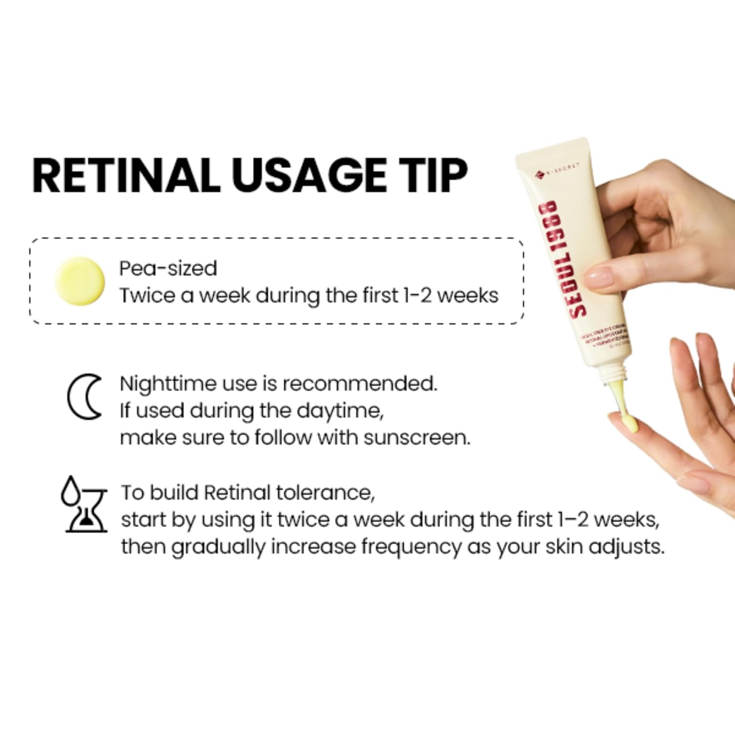 كريم العين K-SECRET SEOUL 1988 ريتينال - تركيبة متطورة من الريتينال ليبوزوم 4% وفول الصويا المخمر لعيون أكثر نعومة وانتعاشًا | عناية بالبشرة كورية، 30 مل / 1.01 أونصة سائلة