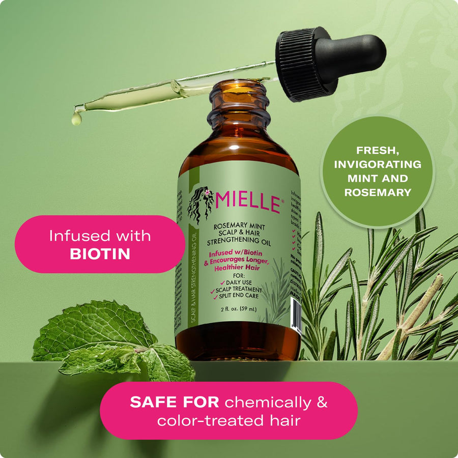 Mielle Organics Rosemary & Mint Hair Oil  2 Ounce