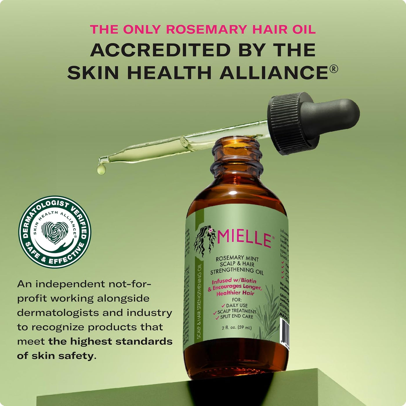 Mielle Organics Rosemary & Mint Hair Oil  2 Ounce